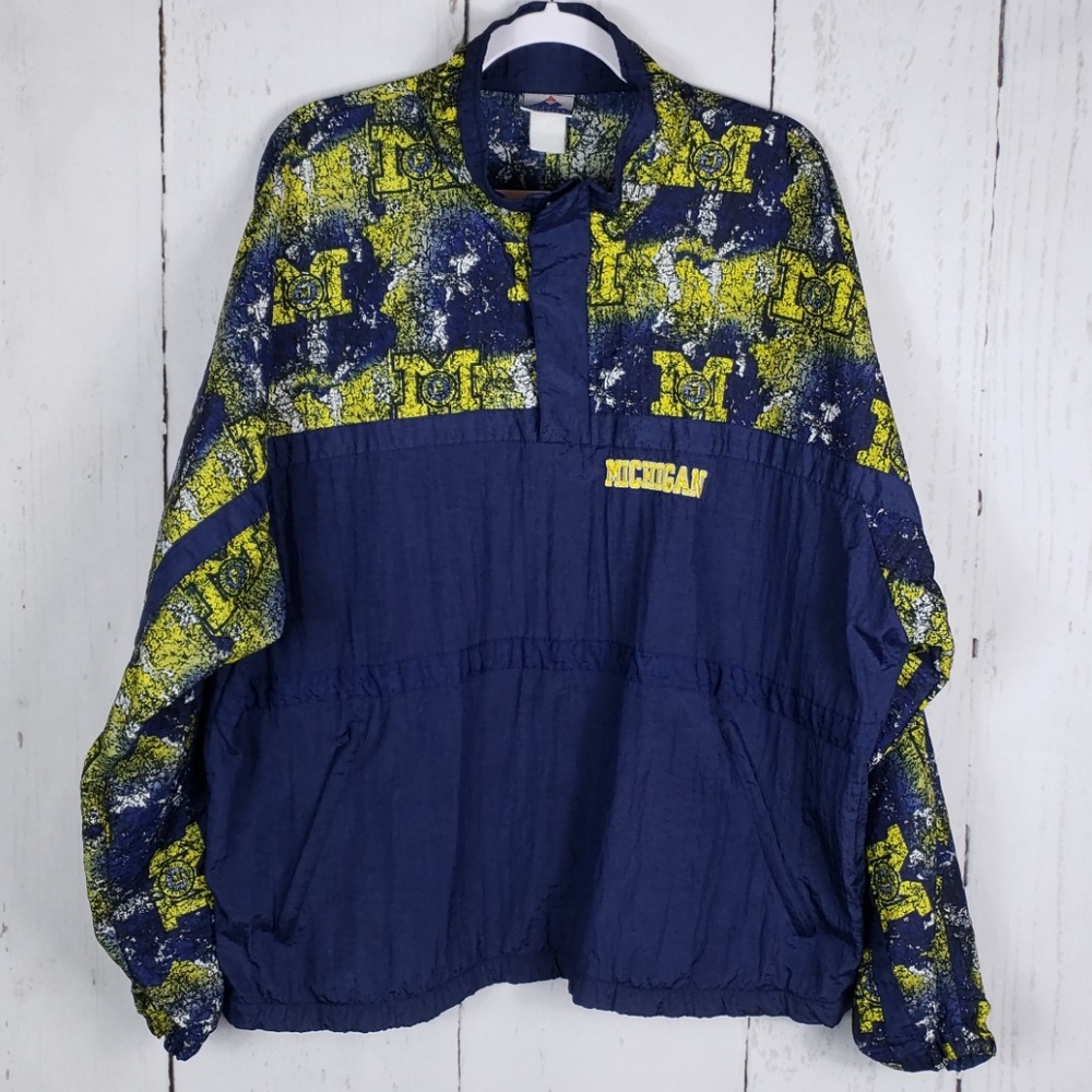 Vintage Apex One Michigan Windbreaker
